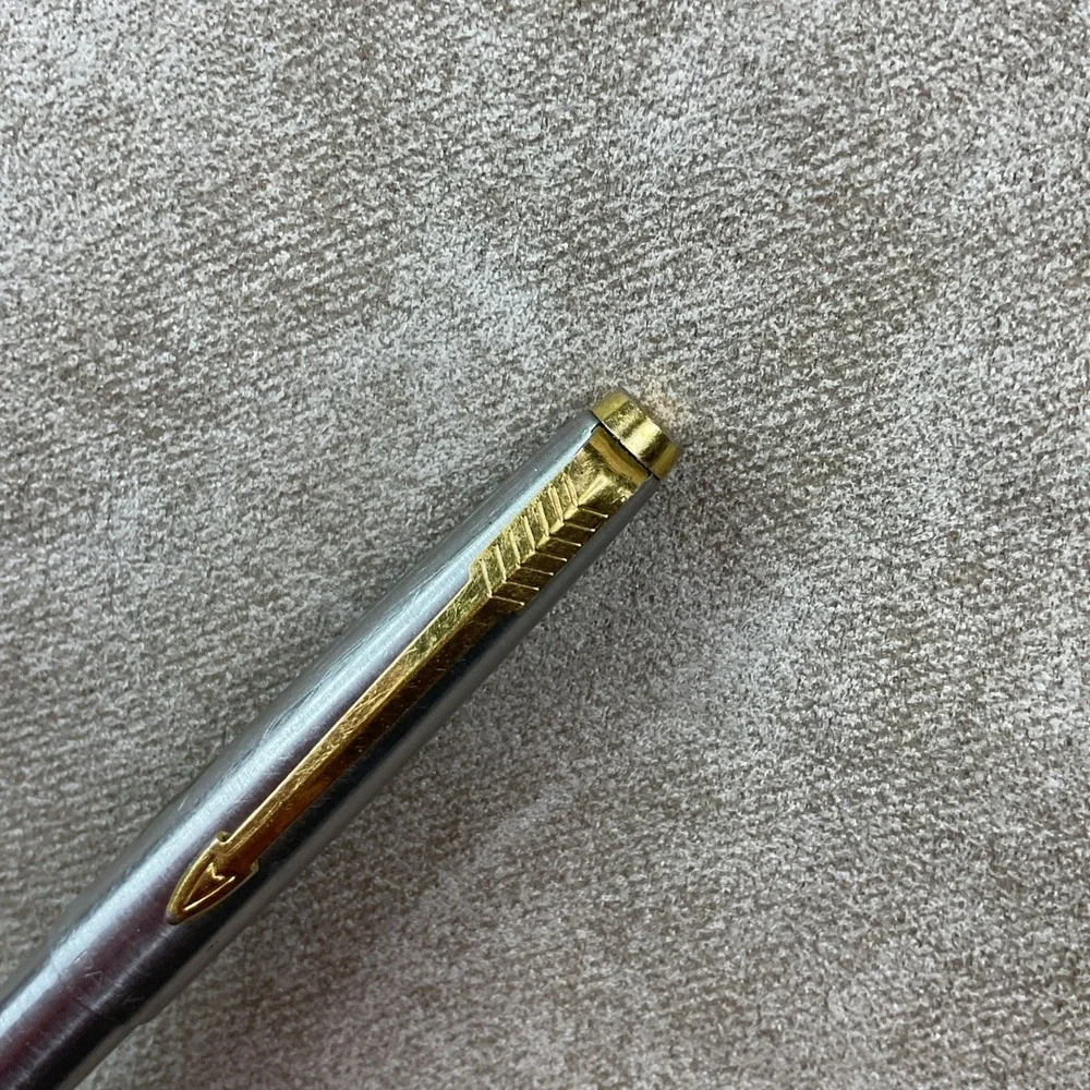 Vintage‎ Parker Classic Flighter GT Cap Action Ball Pen Brass
